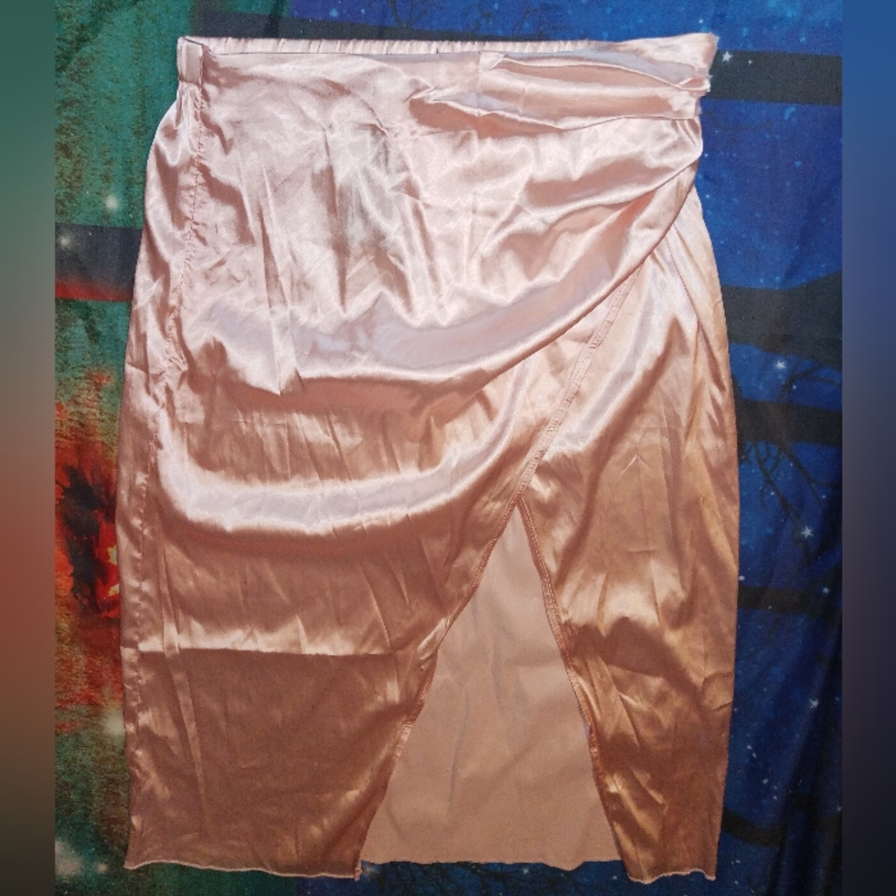 Silky Pink Skirt
